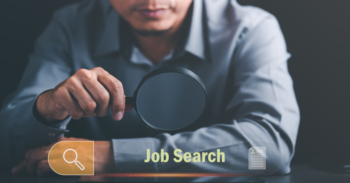 man job searching